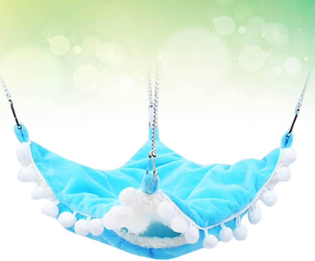 Hamster Bed Rabbit Hang Bed Hammock Small Animal Cage Bed Pet Cave Bed Cage Nest Accessories for Hamster Rabbit Small Animal House Rat