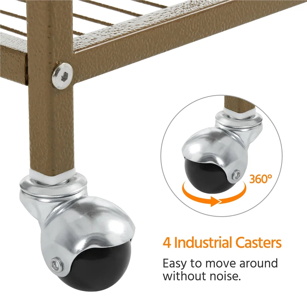 54"H Large Rolling Metal Pet Cage with Detachable Stand,Palmer Green