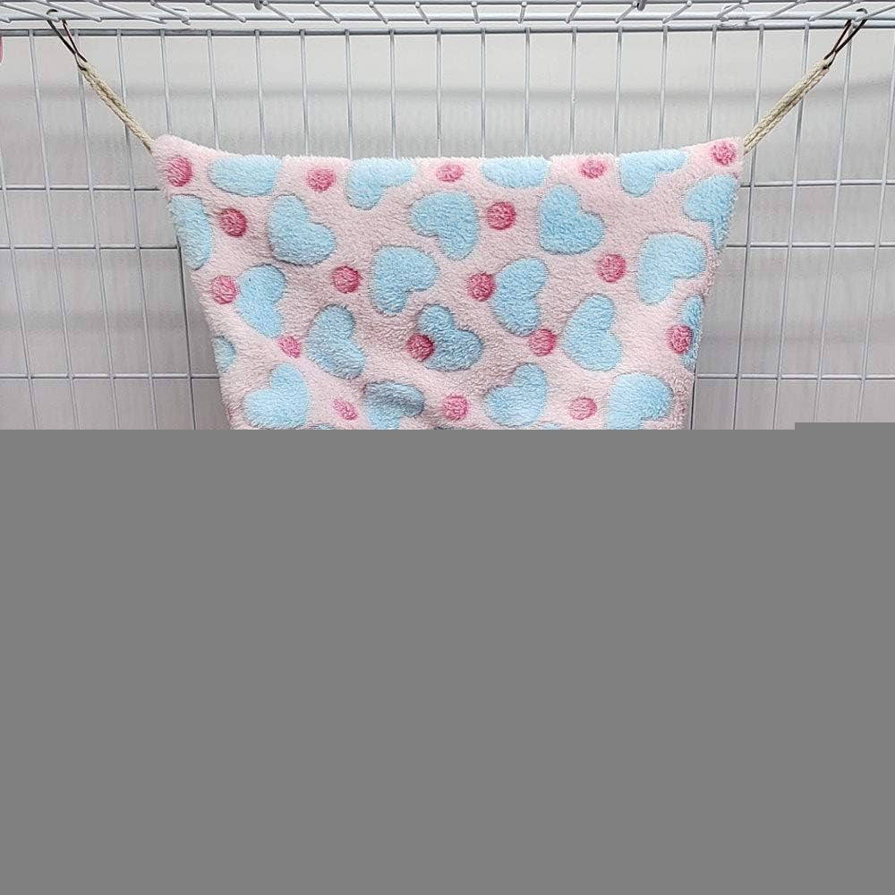 Envelope Shape Small Pet Hanging Nap Sack Sleep Bag Bed, Sugar Glider Cage Hammock, Guinea Pig Cage Accessories Bedding for Critter