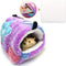 Warm Hamster Bed with Mat for Small Animal Pet, Mini Rat Hamster Plush House Bed Hut Nest Bed Mini House Cave Bed Cozy House Hideout(S)