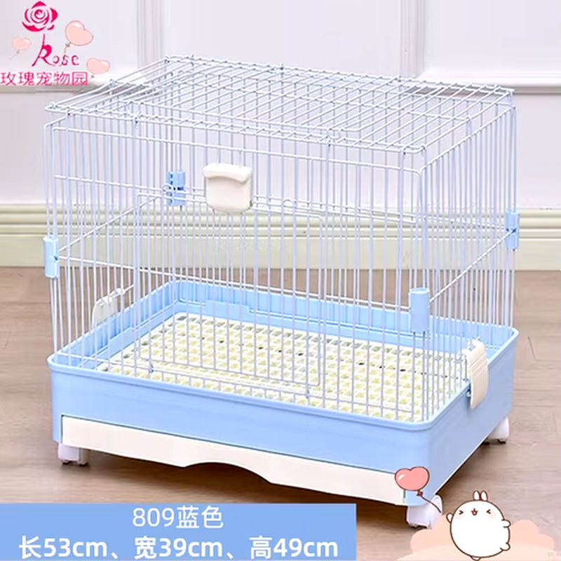 Rabbit Cage Automatic Dung Cleaning Rabbit Cage Household Extra Large Rabbit Cage Rabbit Villa Nest Rabbit House Pet Cage