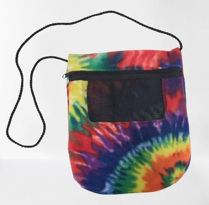 Bonding Carry Pouch for Sugar Gliders and Other Small Pets (Tie Dye)