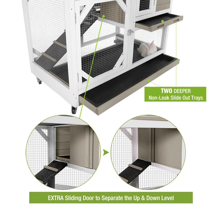 Gossy Weather Resistant Rabbit Hutch