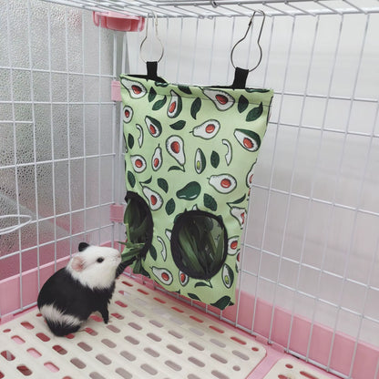 Rabbit Hay Bag Hay Dispenser for Guinea Pig Chinchilla Food House for Hay Guinea Pigs Feeder Hay Bag for Rabbits Pet Products