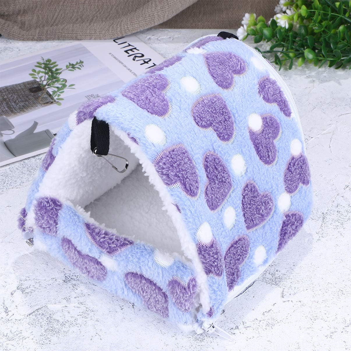 Guinea Pig Bed Hamster Bed: Hedgehog Bed Winter Warm Cotton Hamster Sleeping Bag Hamster Nest Small Animal Bed for Guinea Pigs Hedgehogs Ferrets