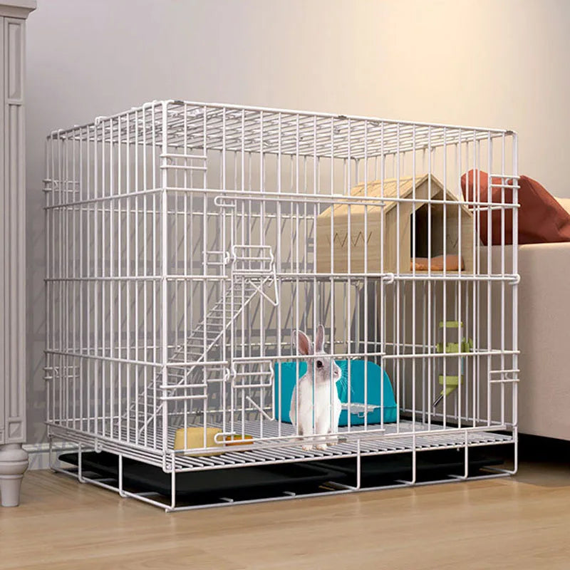 Large Foldable Rabbit Guinea Pig Cages Pets Indoor Bunny anti Chew Mat House Bed Nests Small Animal Home