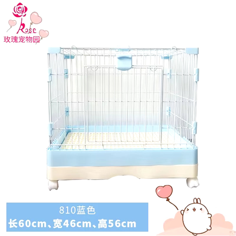 Rabbit Cage Automatic Dung Cleaning Rabbit Cage Household Extra Large Rabbit Cage Rabbit Villa Nest Rabbit House Pet Cage