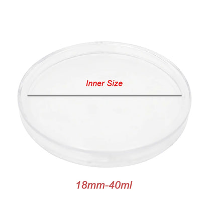 10Pcs/Lot Transparent Plastic Coin Holder Coin Collecting Box Case for Coins Storage Capsules Protection Boxes Container 18-40Mm