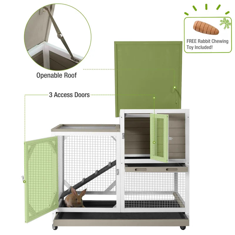 Gossy Weather Resistant Rabbit Hutch