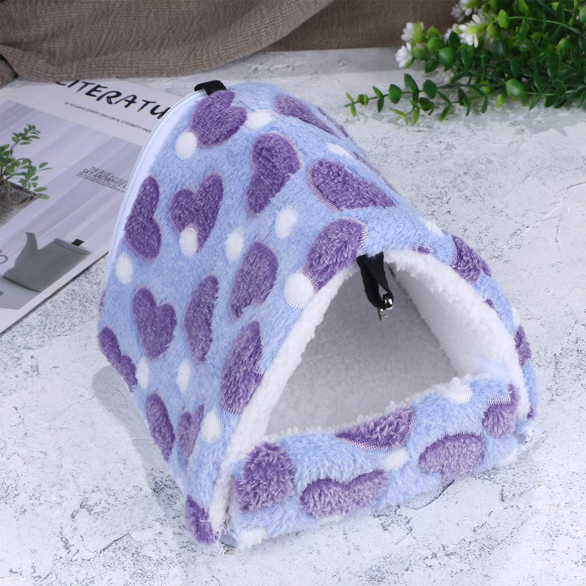 Guinea Pig Bed Hamster Bed: Hedgehog Bed Winter Warm Cotton Hamster Sleeping Bag Hamster Nest Small Animal Bed for Guinea Pigs Hedgehogs Ferrets