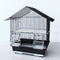 Compact and Stylish House Style Small Bird Cage - Black