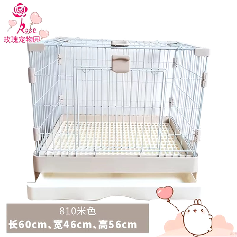 Rabbit Cage Automatic Dung Cleaning Rabbit Cage Household Extra Large Rabbit Cage Rabbit Villa Nest Rabbit House Pet Cage