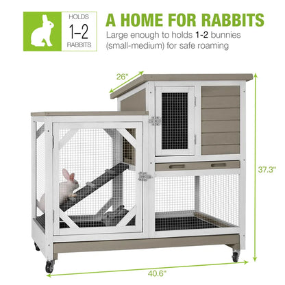 Gossy Weather Resistant Rabbit Hutch