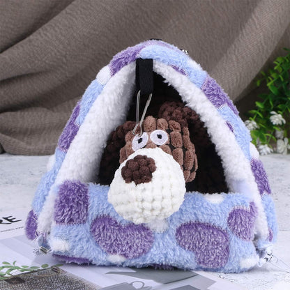 Guinea Pig Bed Hamster Bed: Hedgehog Bed Winter Warm Cotton Hamster Sleeping Bag Hamster Nest Small Animal Bed for Guinea Pigs Hedgehogs Ferrets